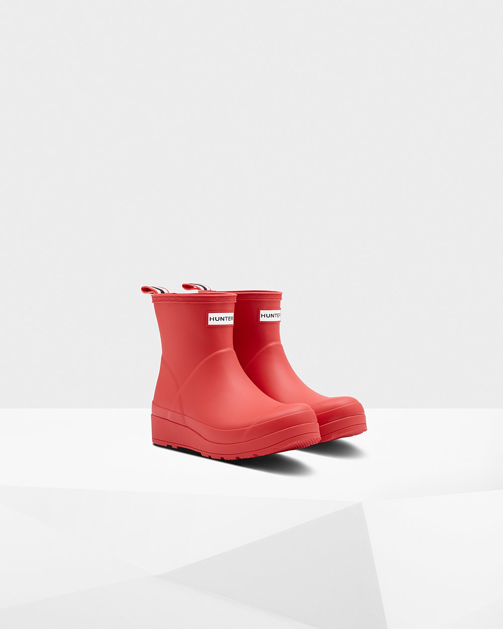 Botas Play Hunter Feminina Vermelhas - Original Short Rain - 90LXAOCSV